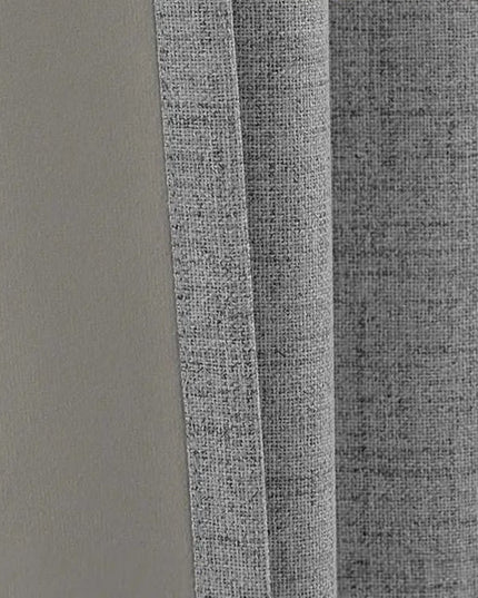 Rideau 100% Occultant — Gris Clair — Grande Largeur