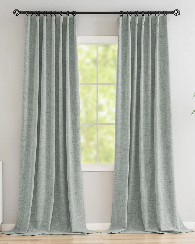 Rideau 100% Occultant — Vert Sauge — Grande Largeur