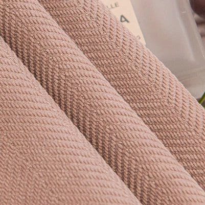 Rideau Semi-Occultant — Terracotta Chevrons