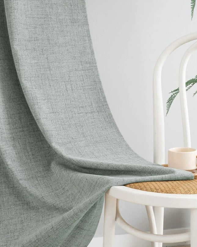 Rideau 100% Occultant — Vert Sauge — Grande Largeur