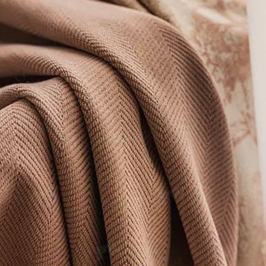 Rideau Semi-Occultant — Biscuité Chevrons