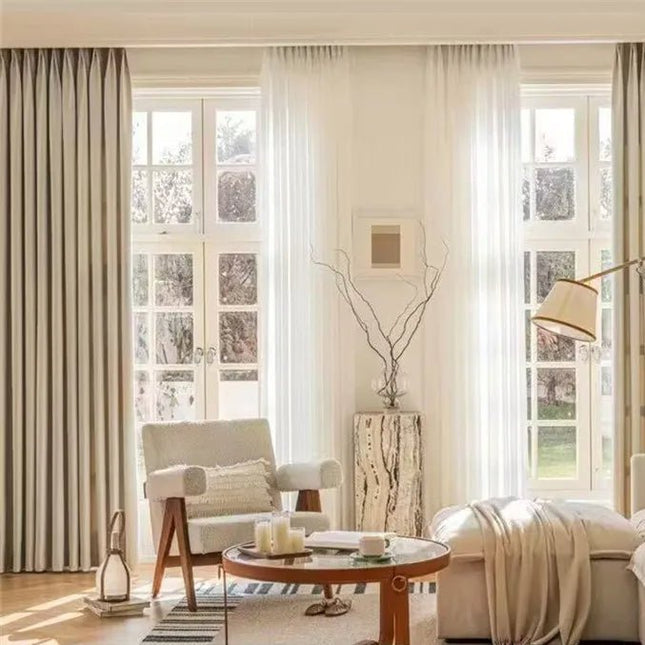 Rideau Occultant — Crème Tressé