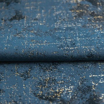 Rideau Semi-Occultant — Bleu et Doré