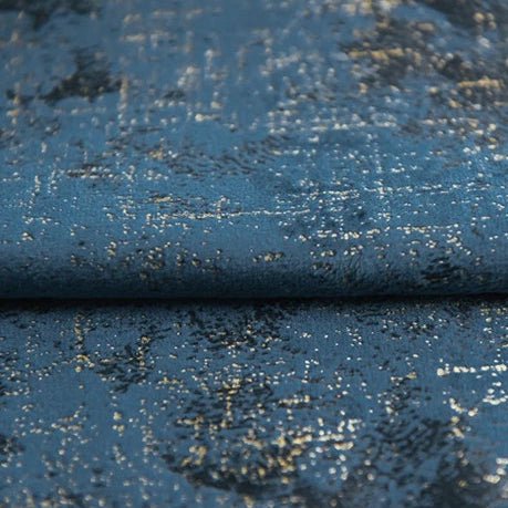 Rideau Semi-Occultant — Bleu et Doré