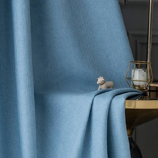 Rideau Occultant — Bleu Pastel