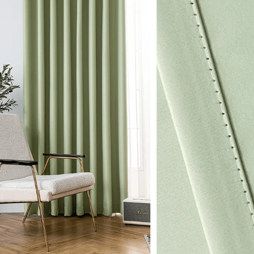 Rideau Semi-Occultant — Vert Amande