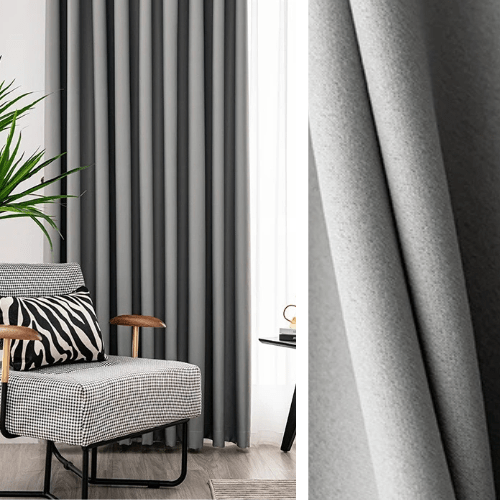 Rideau Semi-Occultant — Gris Feutré