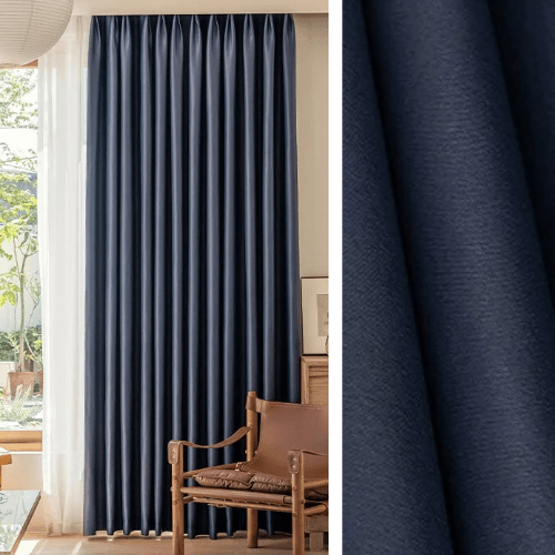 Rideau Semi-Occultant — Bleu Minuit