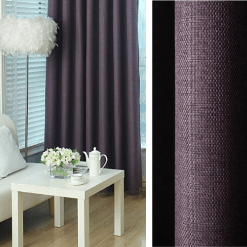 Rideau Occultant — Violet Foncé