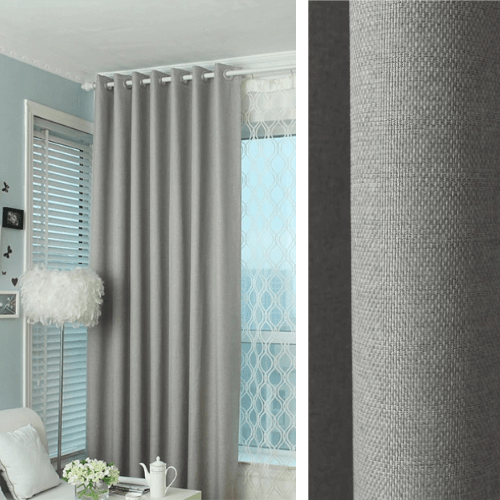 Rideau Occultant — Gris Chiné