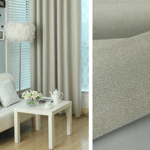 Rideau Occultant — Beige Crème