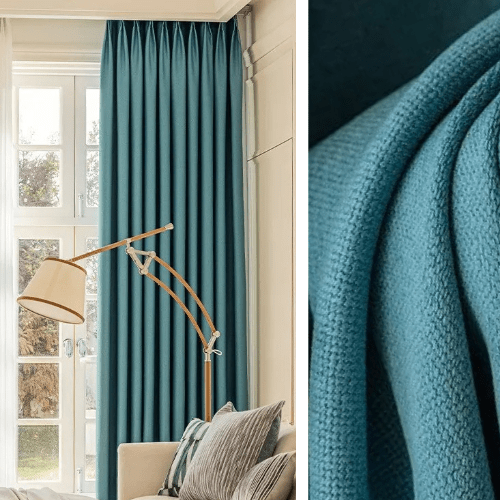 Rideau Occultant — Bleu Canard