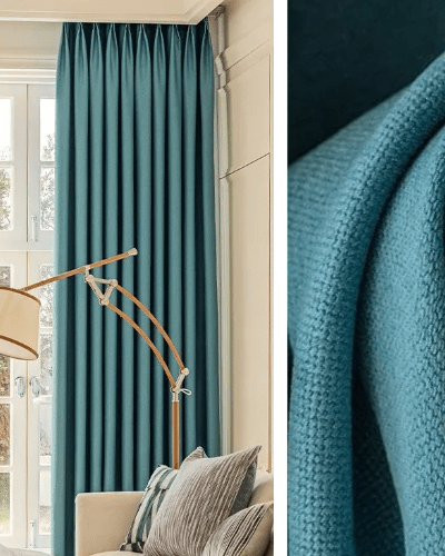 Rideau Occultant — Bleu Canard