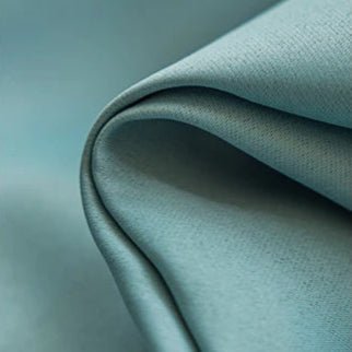 Rideau Semi-Occultant — Bleu Canard Satiné