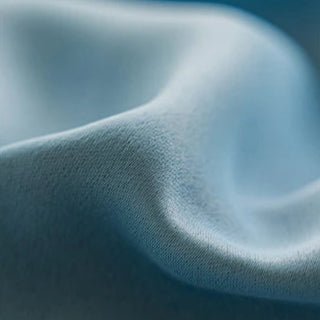 Rideau Semi-Occultant — Bleu Ciel Satiné