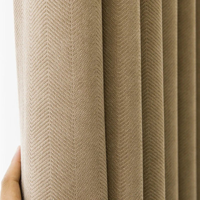 Rideau Semi-Occultant — Sable Chevrons