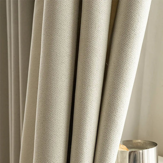 Rideau Occultant — Crème Tressé