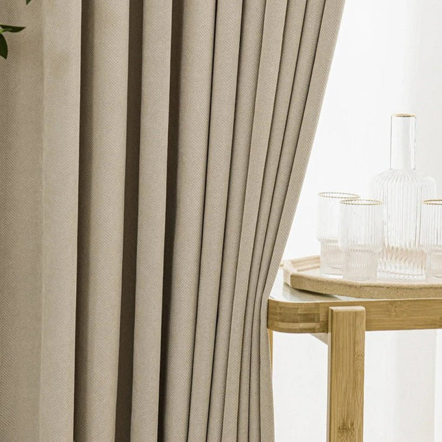 Rideau Semi Occultant - Beige Taupe