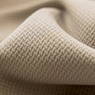 Rideau Semi-Occultant — Crème Tissé Carré