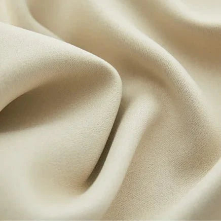 Rideau Occultant 3-en-1, Phonique & Thermique, Beige Clair