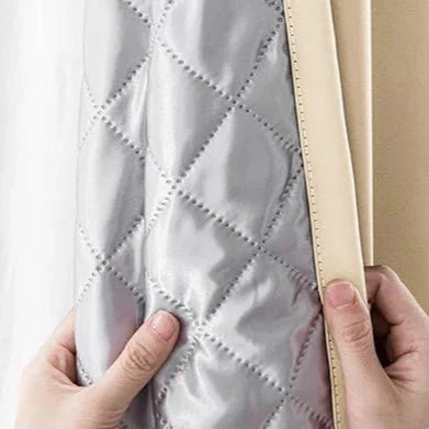 Rideau Occultant 3-en-1, Phonique & Thermique, Beige Clair