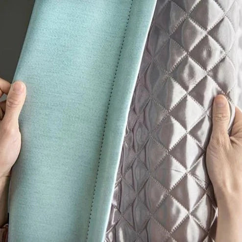 Rideau Occultant 3-en-1, Phonique & Thermique, Vert d'Eau