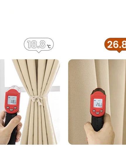 Rideau Occultant 3-en-1, Phonique & Thermique, Vert Émeraude